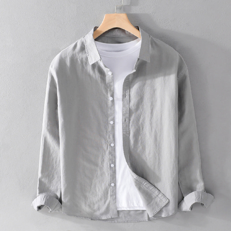 Camicia di Cotone Palermo per Uomo Modello | Alonzo Grigio
