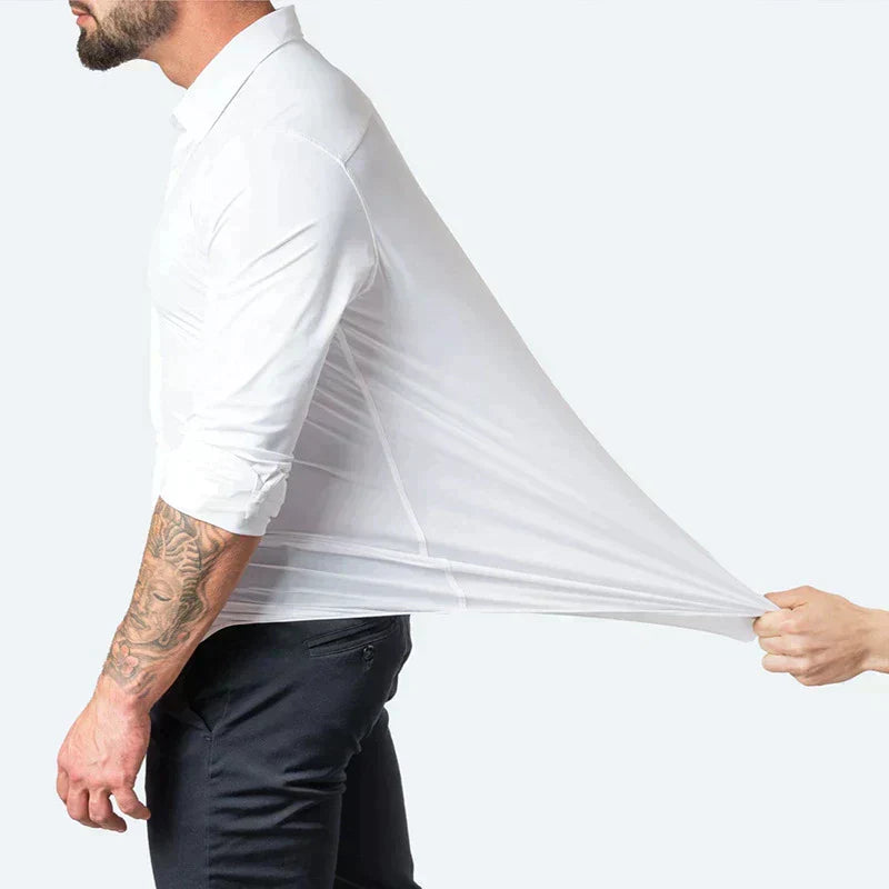 Camicia Elasticizzata da Uomo Maniche Lunghe | Victor