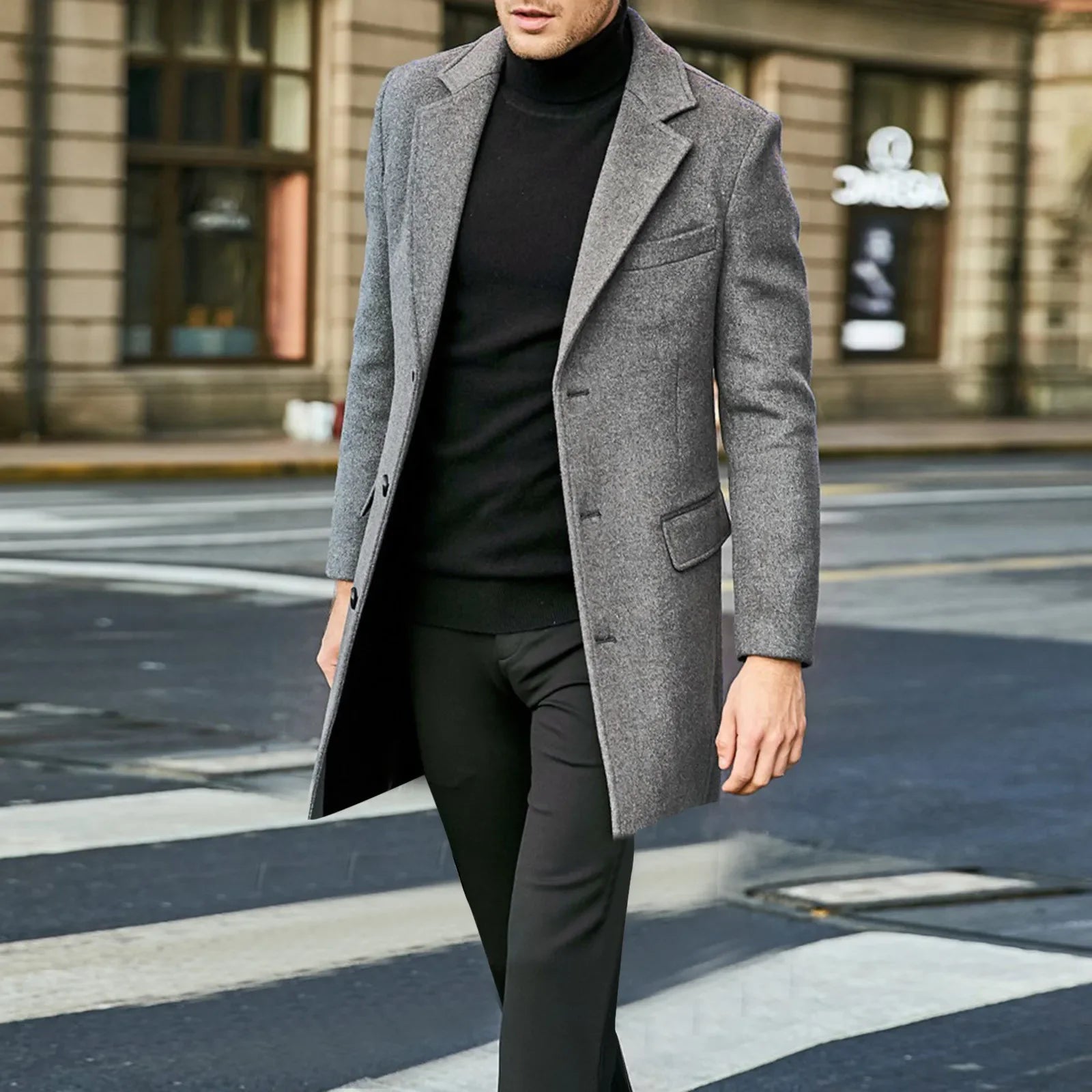 Cappotto in Lana su Misura per Uomini | Bravix