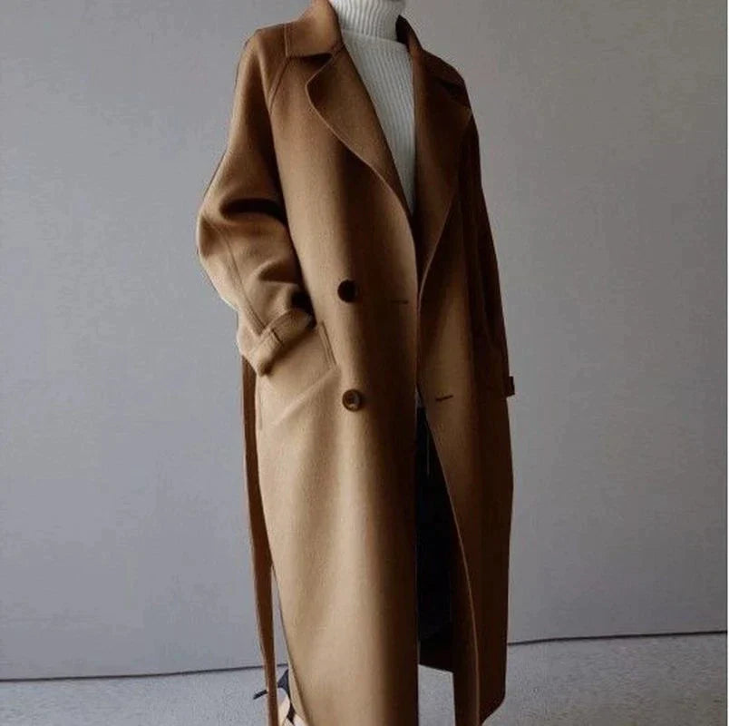Cappotto Lungo in Misto Lana da Donna | Belinda Camello