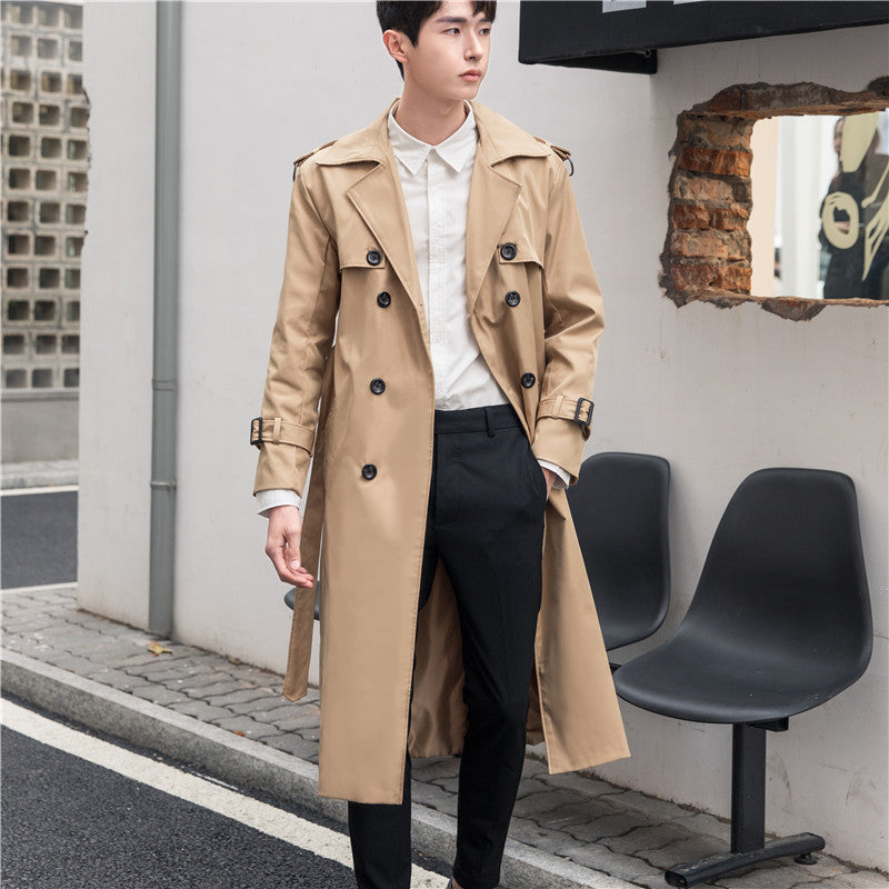Cappotto Trench Lungo per Uomini | Brexton Cachi