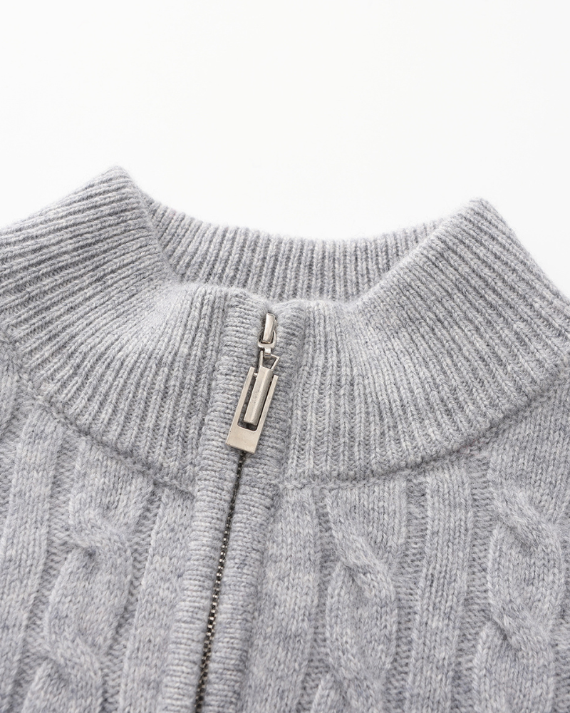 Cardigan Mezza Zip per Uomini | Veltra