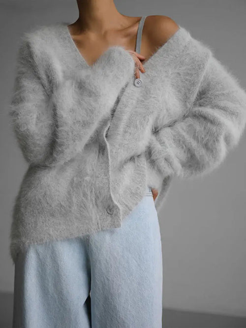 Cardigan Donna Morbido in Maglia Pelosa | Alessa