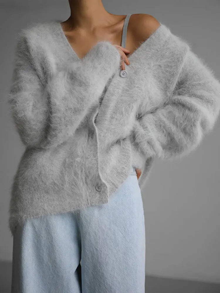 Cardigan Donna Morbido in Maglia Pelosa | Alessa