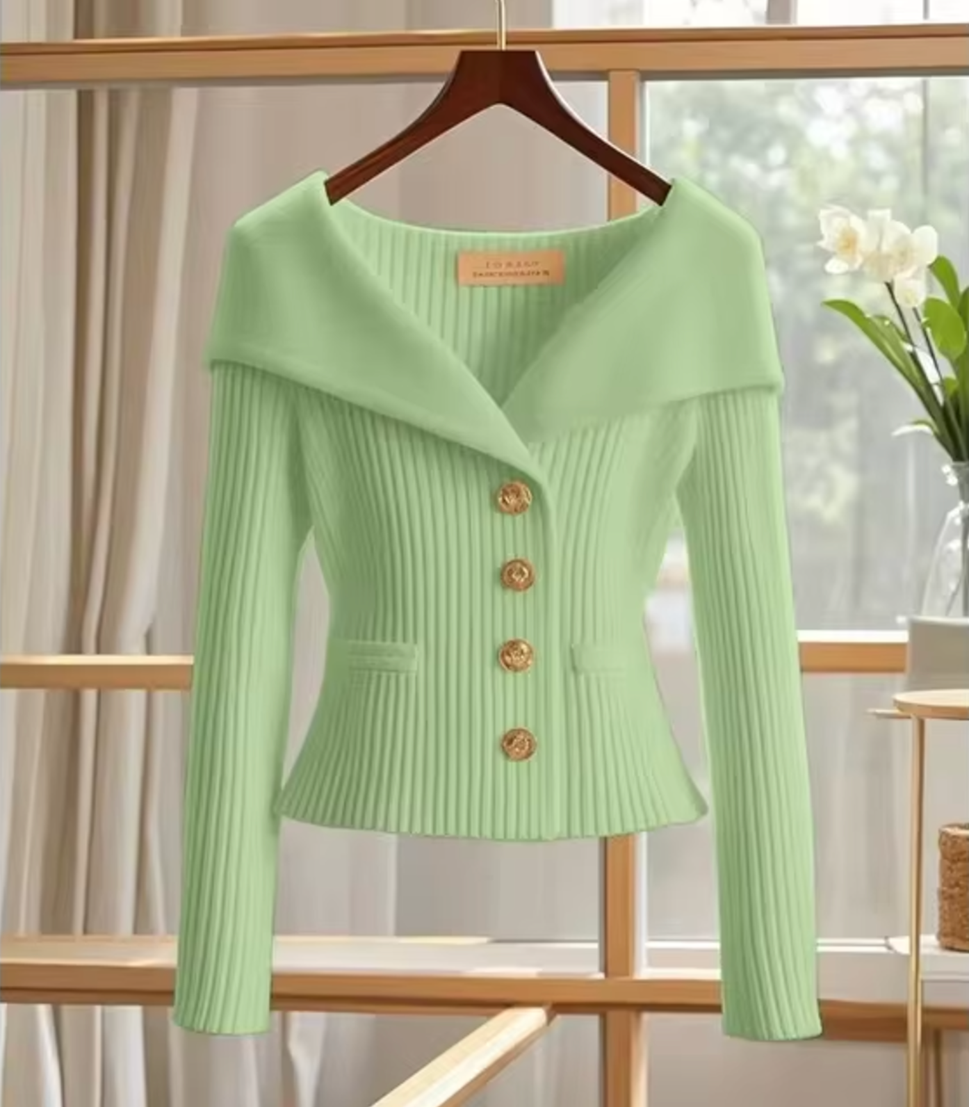 Caria | Cardigan Primaverile Donna Corto Lavorato a Maglia 3