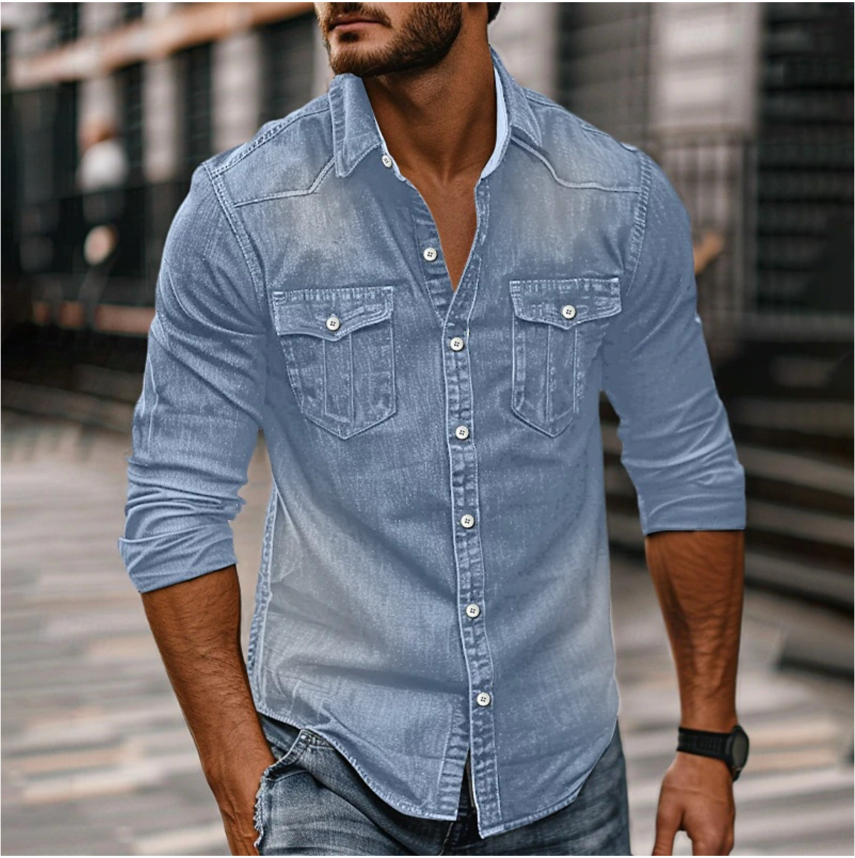 Cavina | Camicia Di Jeans Blu
