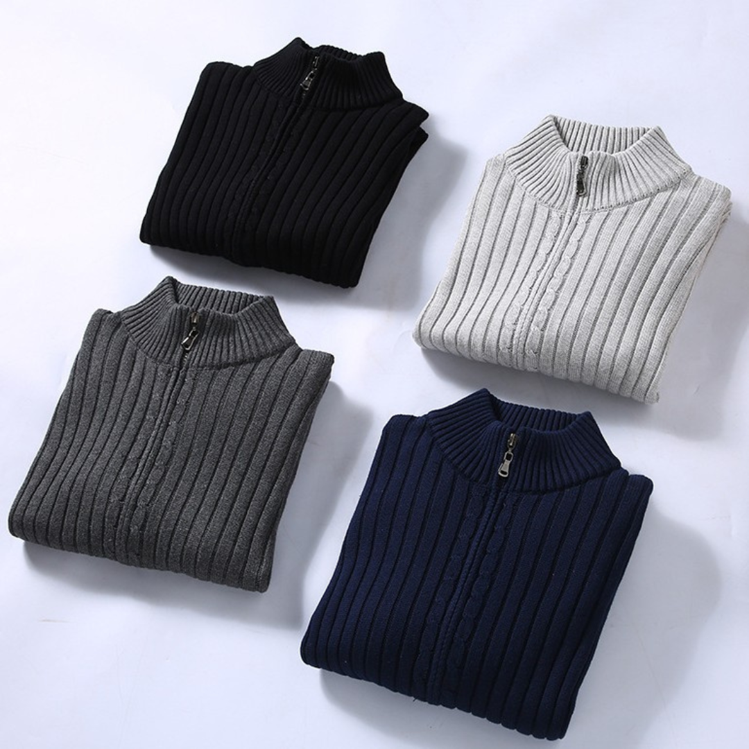 Cavira | Cardigan Maglia Autunnale con Zip