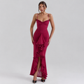 Maxikleid mit Raffung für Hochzeitsgäste Damen