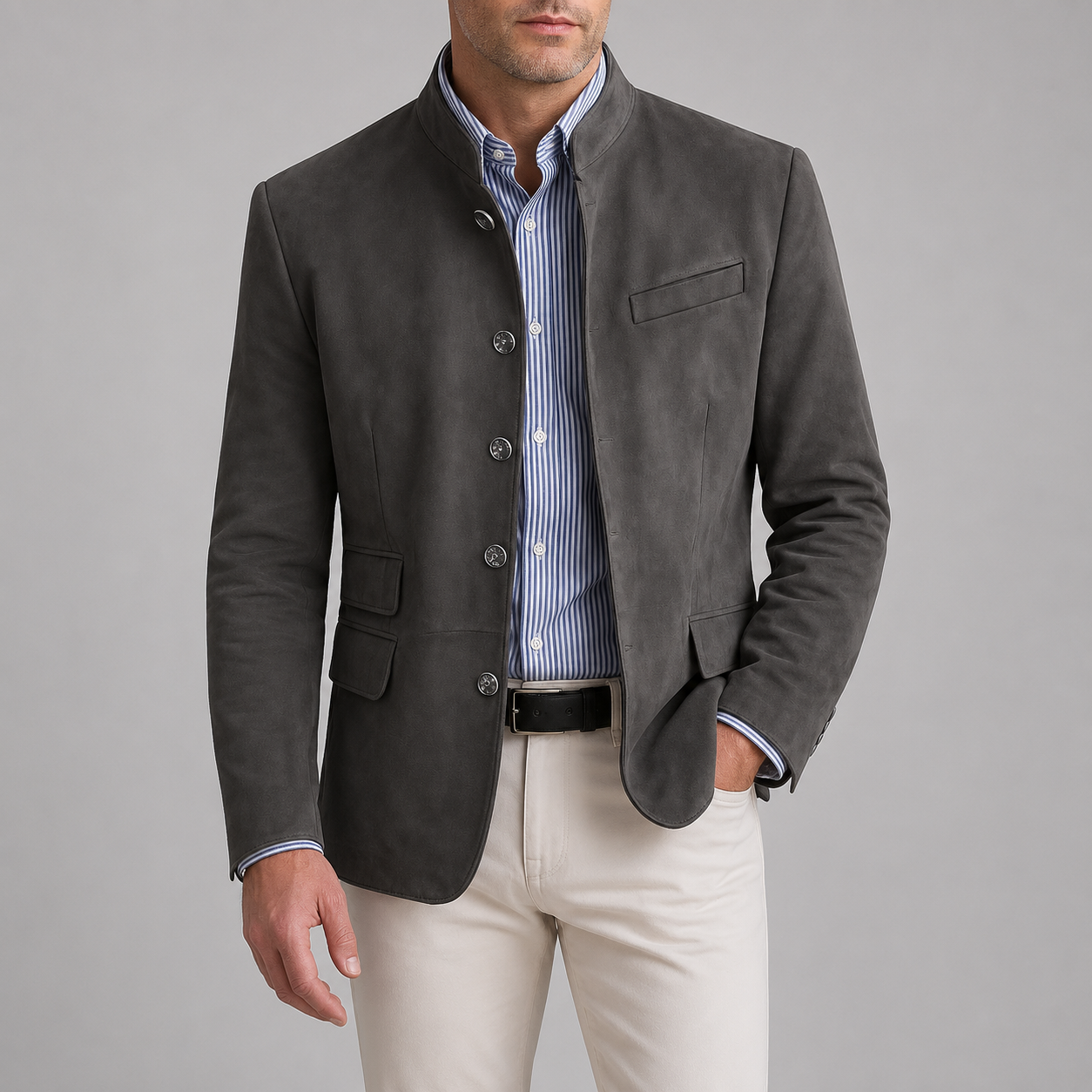 Casual Modern Button Cardigan
