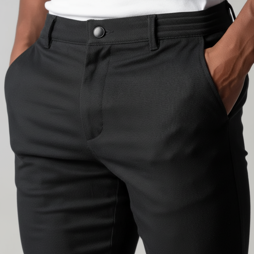 Pantaloni Chino Classici da Uomo Slim Fit per Uso Casual