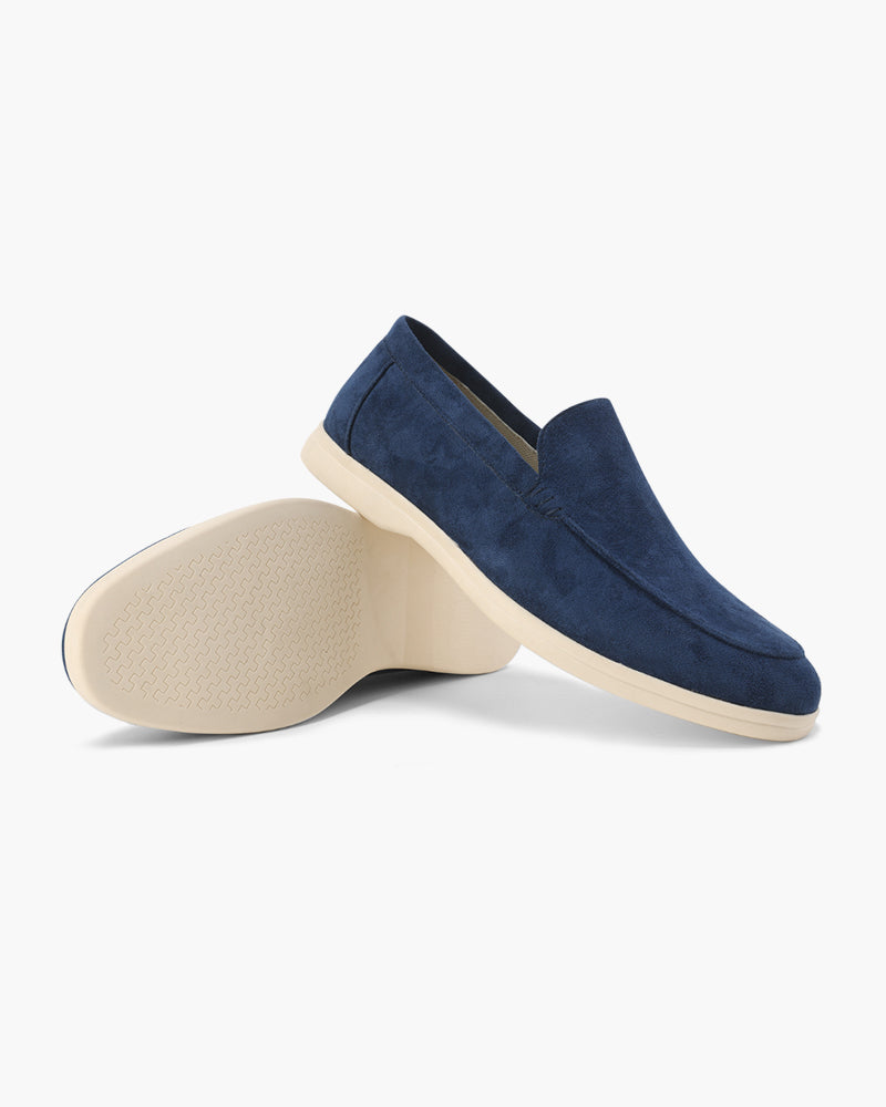 Mocassini in Pelle Suede per Uomini | Trevix Blu Scuro