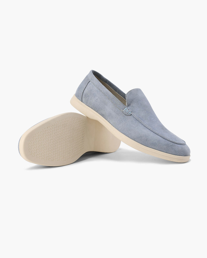 Mocassini in Pelle Suede per Uomini | Trevix Azzurro