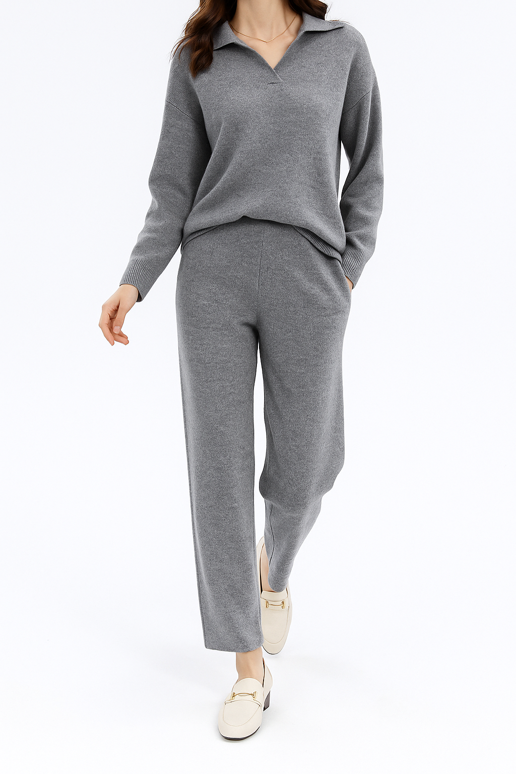 Completo Donna in Maglia con Maglia e Pantaloni | Elena Camello