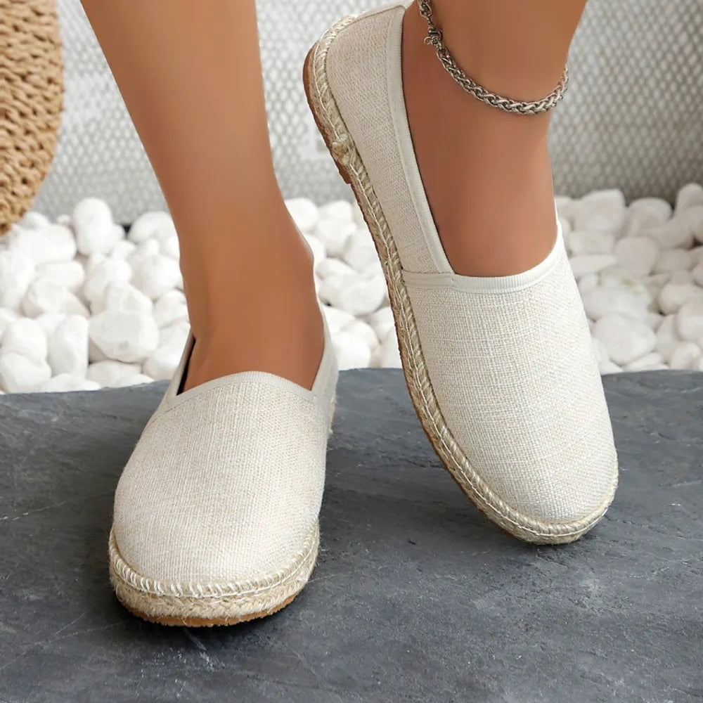 Corsa | Scarpe Ortopedici Espadrillas Estive Traspiranti Beige