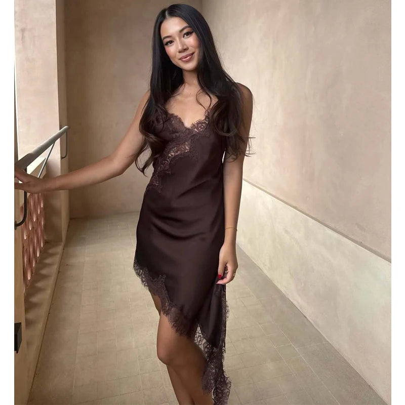 Daphne | Abito Sottoveste Donna con Pizzo