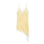 Daphne | Abito Sottoveste Donna con Pizzo Giallo