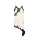 Daphne | Abito Sottoveste Donna con Pizzo Beige