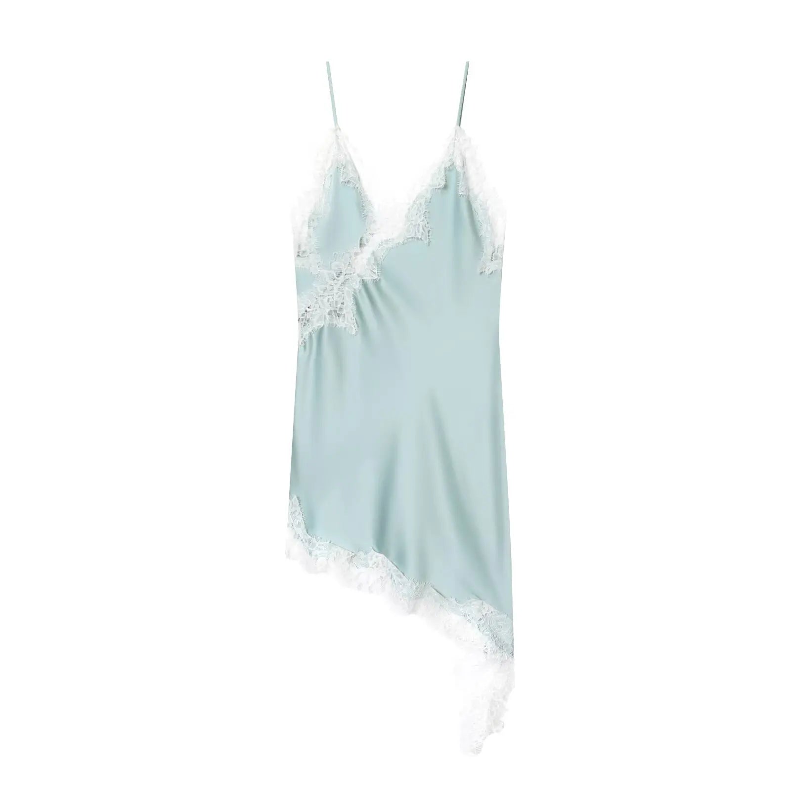 Daphne | Abito Sottoveste Donna con Pizzo Azzuro