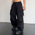 Domeno | Pantaloni Cargo Moderni Con Multitasche Nero