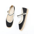Eclara | Scarpe Basse Espadrillas Nero