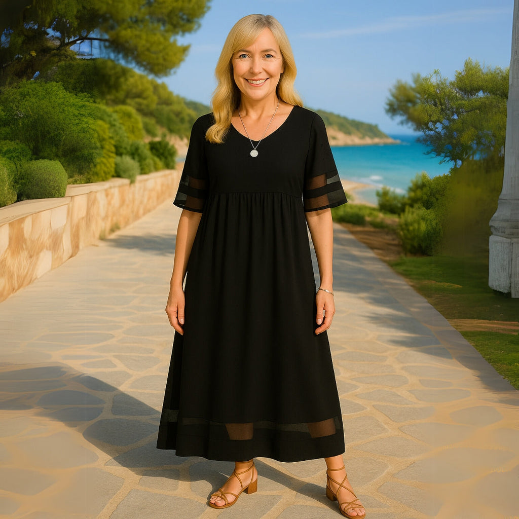 Women's Flattering Maxi Dress for Evening Events