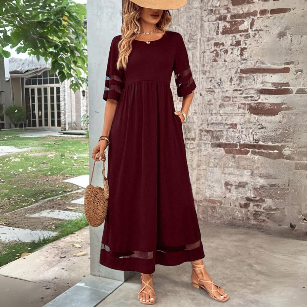 Women's Flattering Maxi Dress for Evening Events