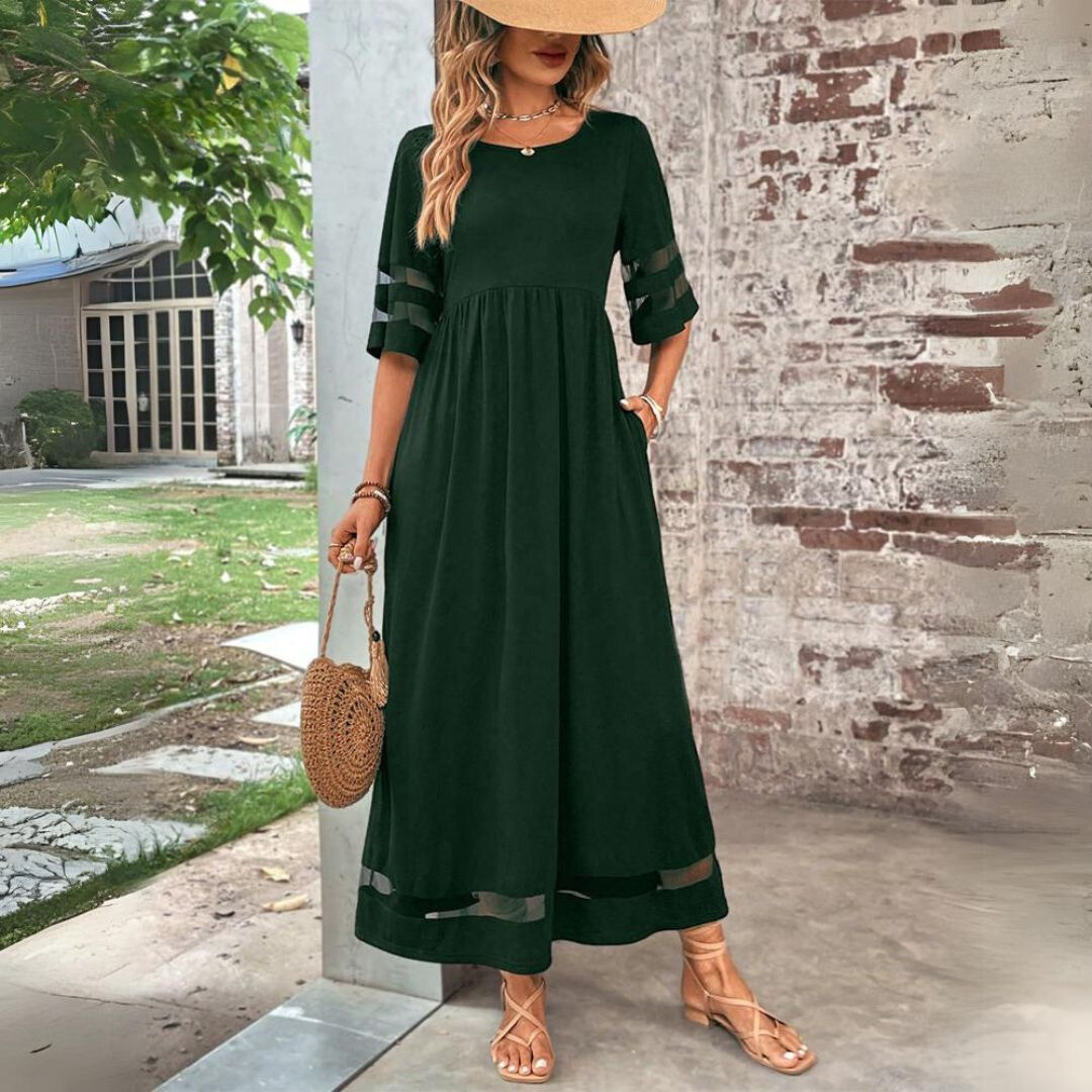Women's Flattering Maxi Dress for Evening Events