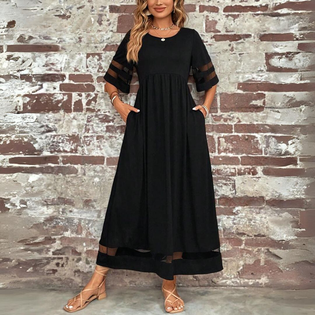 Women's Flattering Maxi Dress for Evening Events