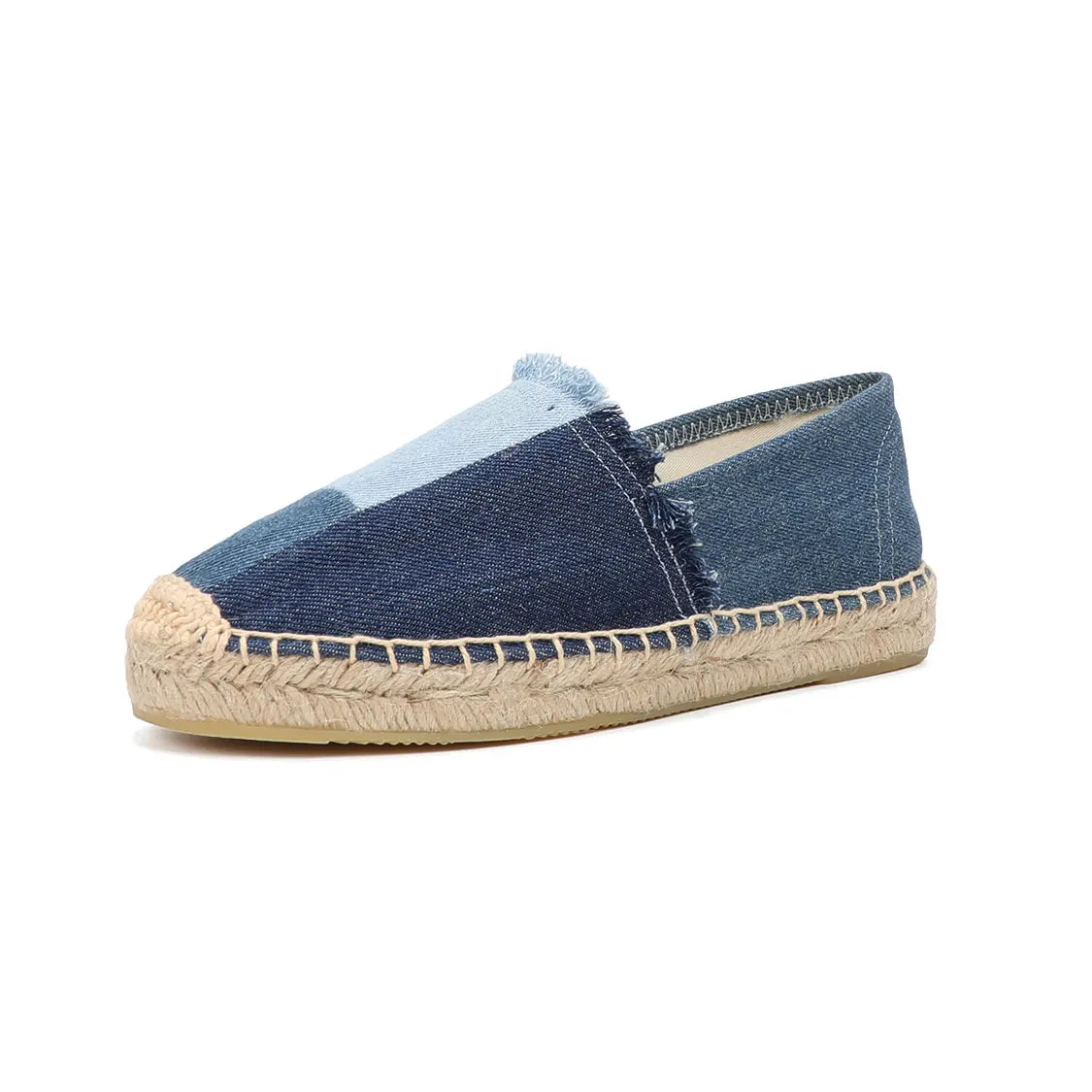 Espir | Scarpe Denim Piattaforma Patchwork Espadrillas
