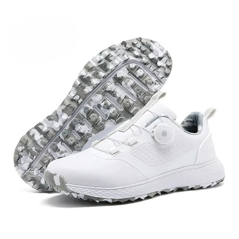 Gianni | Uomo Scarpa da Golf Lacci a Rotella Suola Chiodata