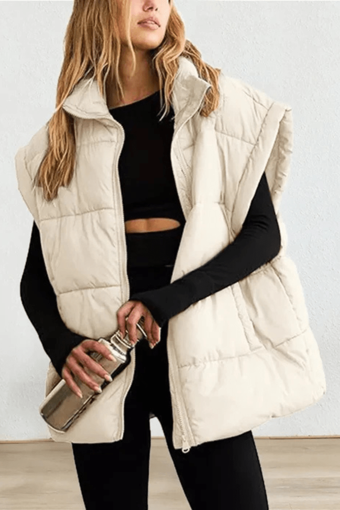 Gilet Piumino Imbottito per Donna | Gia Kaki