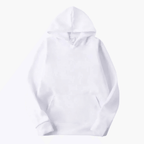 Havor | Felpa Uomo Con Cappuccio Pullover Manica Lunga Tasca Marsupio Bianco