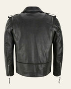 Jake | Giacca da Uomo in Similpelle Moto Biker con Cintura