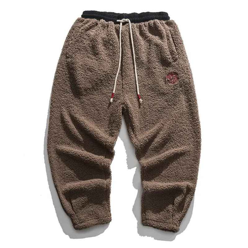 Jordan | Pantaloni Jogger da Uomo in Pile Sherpa Marrone