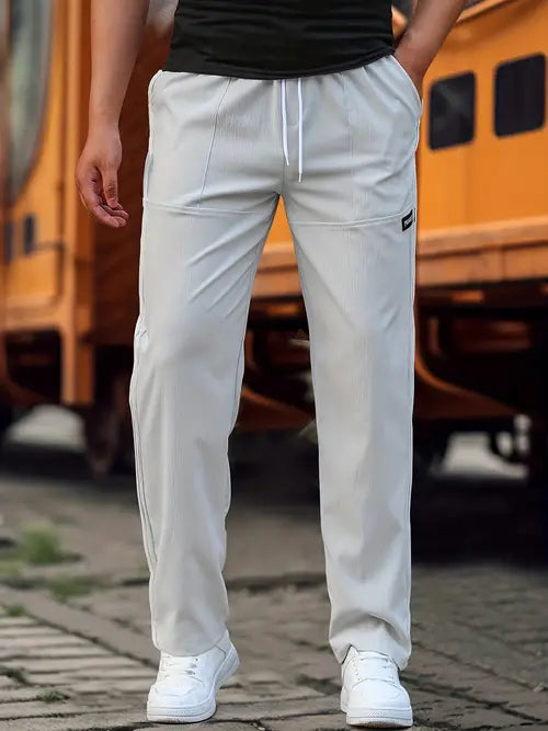 Jovano | Uomo Pantaloni Jogger Morbidi