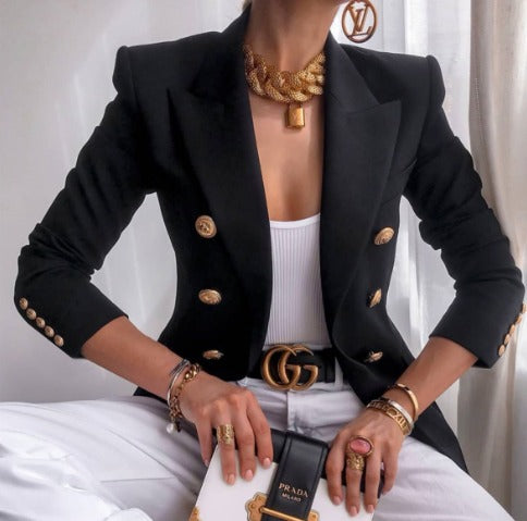 Jovial | Blazer Autunnale Leggero Nero