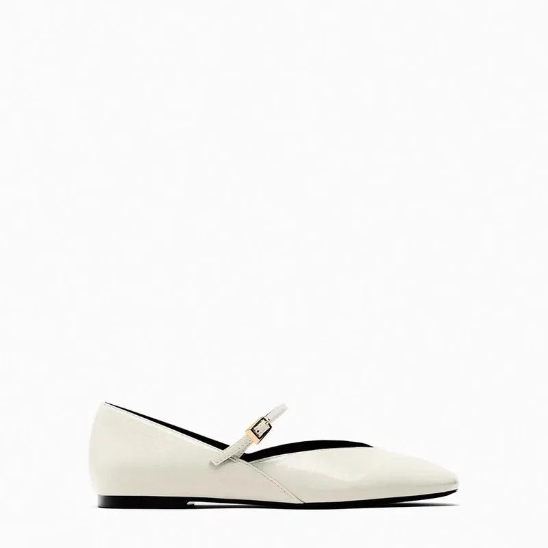 Kara | Ballerine Nere Verniciate Comode