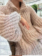 Knovela | Maglione Cashmere Donna Cardigan Oversize