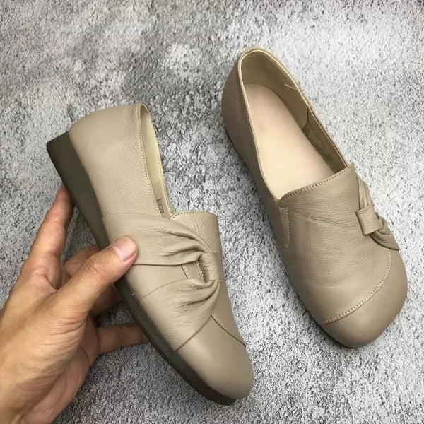 Lola | Mocassini Donna Pelle Ortopedici Slip On Nodo Torchon 5