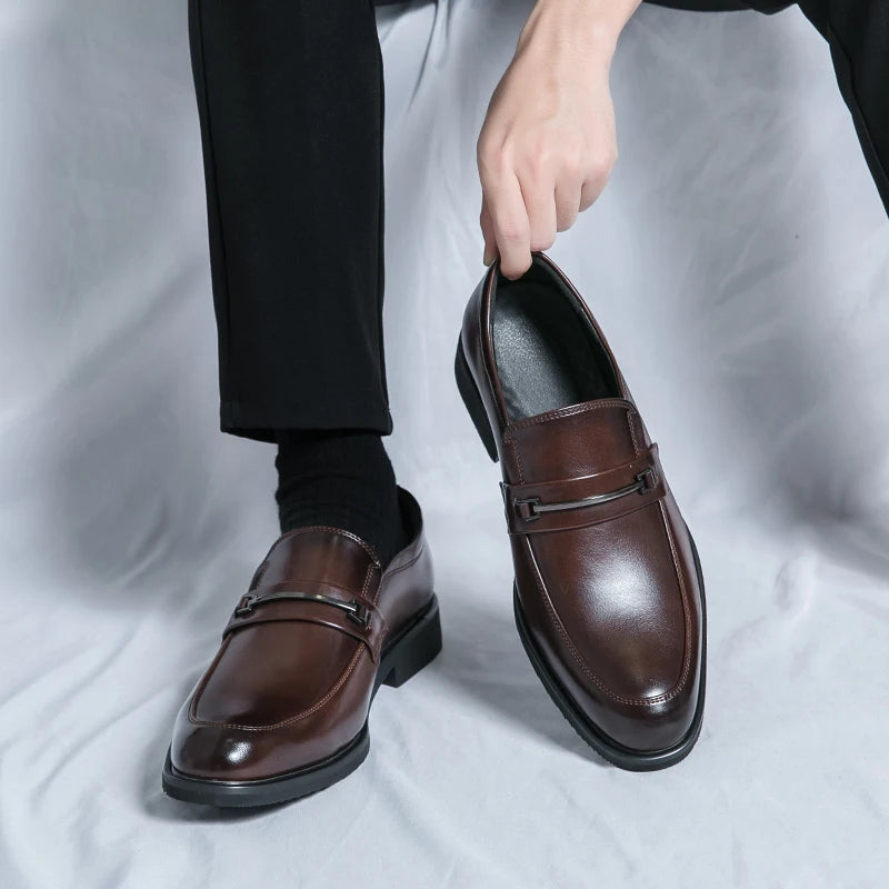 Lorenzo | Scarpe Eleganti in Pelle Per Uomo Mocassini Morsetto 1
