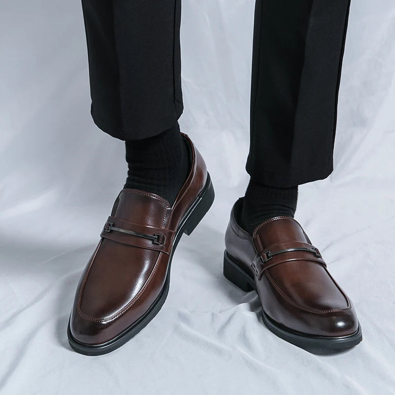 Lorenzo | Scarpe Eleganti in Pelle Per Uomo Mocassini Morsetto