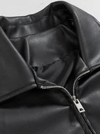 Lucio | Giacca in Pelle Casual Uomo Oversize