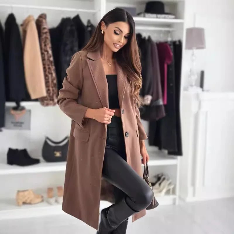 Lungo Cappotto Elegante per Donne | Valeria