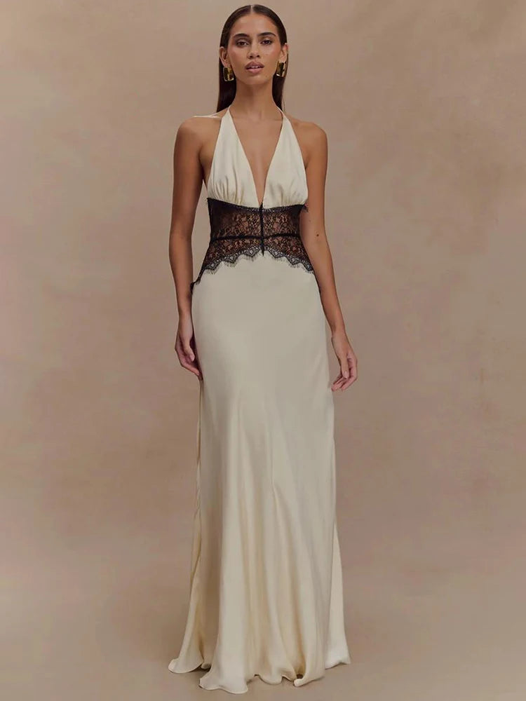 Maeve | Abito Lungo Donna Scollo Halter