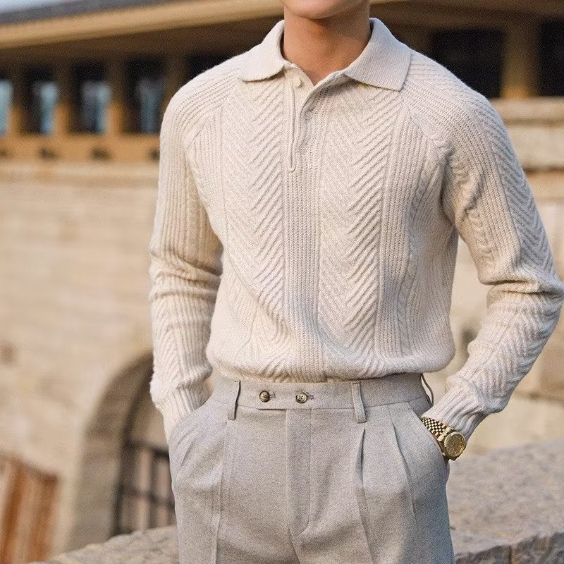 Maglione Polo Termico per Uomini | Lurex