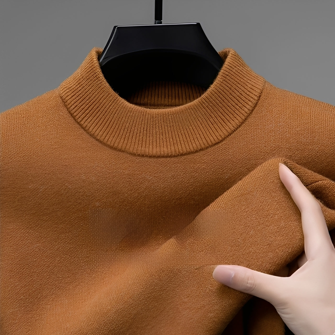 Maglione Casual Elegante Per Uomo | Vintor Marrone