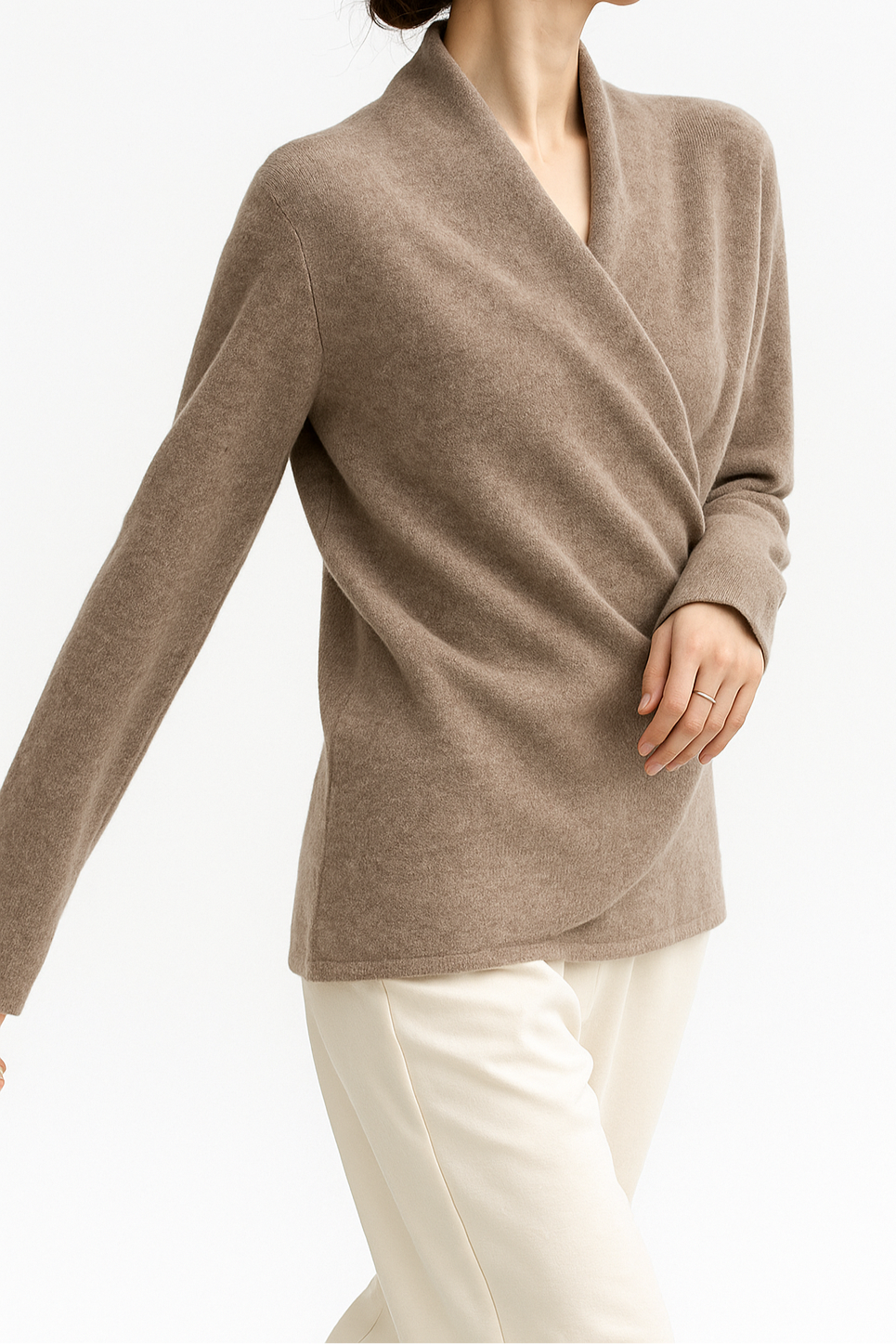 Maglione Donna Incrociato con Scollo a V | Serena Camello