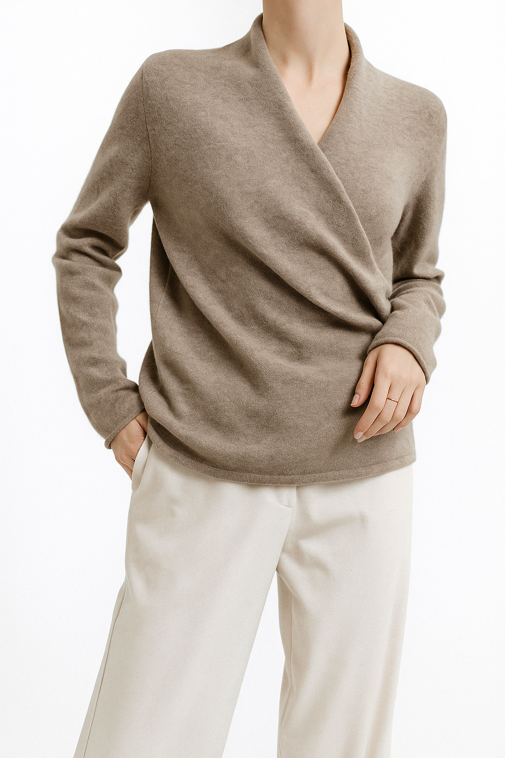 Maglione Donna Incrociato con Scollo a V | Serena