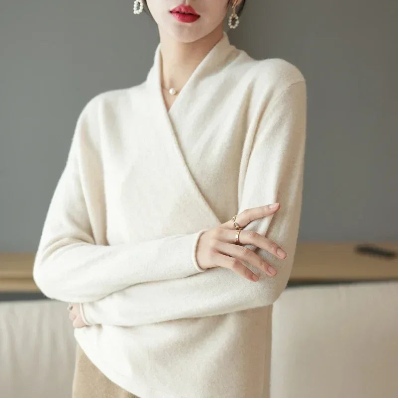 Maglione Donna Incrociato con Scollo a V | Serena