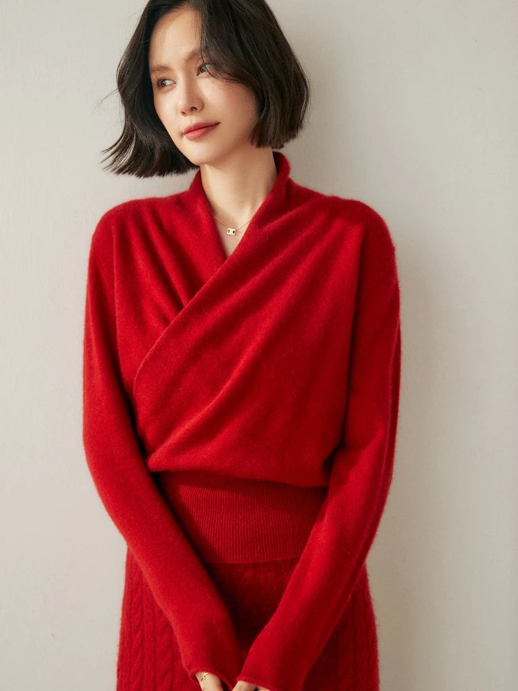 Maglione Incrociato da Donna | Kaila Beige